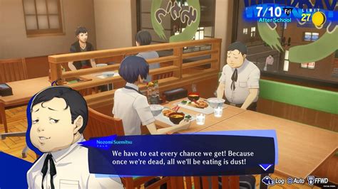 Persona 3 Reload Gourmet King Quiz Answers (Chubby Student) .
